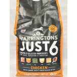 Harringtons Just 6 Grain-Free Hypoallergenic Chicken & Veg Dog Food 12kg – With Fresh Baked Bites (Packaging May Vary)