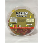 Haribo Gold Bears 1kg Party Tub – Classic Gummy Sweets for Sharing Party Size