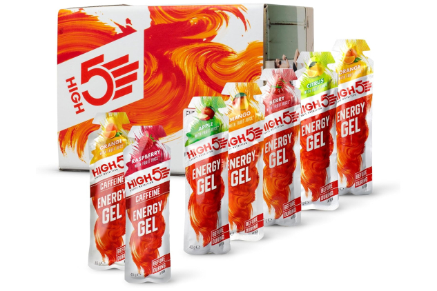 Energy Gels – Fast-Acting Sports Gel for Peak Performance | 23g Carbs | Mixed Flavours (Caffeinated & Non-Caffeinated) | 20 x 40g Pack | HIGH5