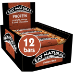 Eat Natural Protein Bars - Peanuts, Orange & Dark Chocolate - 12 x 40g Bars, High Protein, Gluten Free