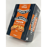 Eat Natural Protein Bars - Peanuts, Orange & Dark Chocolate - 12 x 40g Bars, High Protein, Gluten Free
