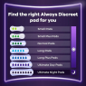 Always Discreet Ultimate Day Incontinence Pads for Women – Heavy Flow, Absorbency 7, 48 Pads (16 X 3 Packs) – Extra Secure & Odour Control