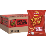 Walkers French Fries Ready Salted Crispy Potato Snacks | 21g x 32 Pack
