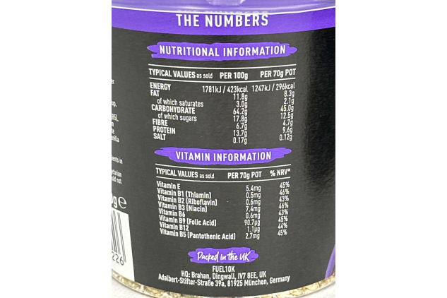 FUEL10K Chocolate Loaded Granola Pot, High in Protein & Fibre, 70 g (Pack of 12)