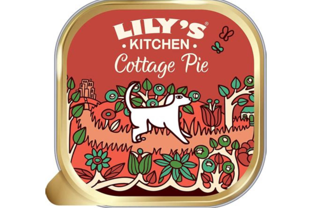 Lily’s Kitchen Natural Adult Wet Dog Food – Cottage Pie Grain-Free Recipe, 10 x 150g Trays