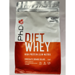 Diet Whey Protein Powder – Chocolate Orange | High-Protein Lean Matrix | 16g Protein Per Serving | 40 Servings | 1kg | PhD Nutrition