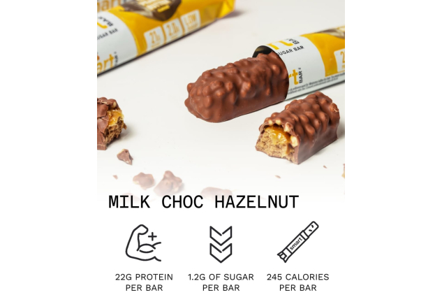 PhD Smart Protein Bar – Chocolate Hazelnut | High Protein, Low Sugar | 24 x 64g
