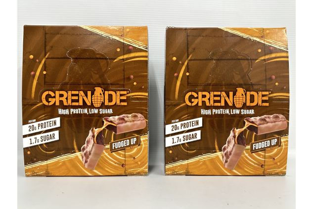 Grenade High Protein Bar – Fudged Up (24x60g) | Low Sugar, High Protein Snack