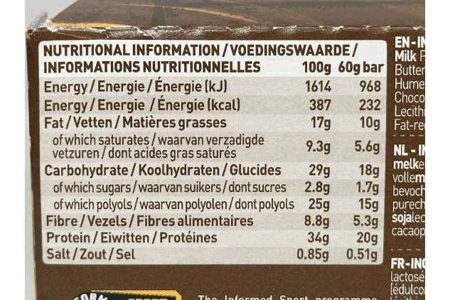 Grenade High Protein Bar – Fudged Up (24x60g) | Low Sugar, High Protein Snack