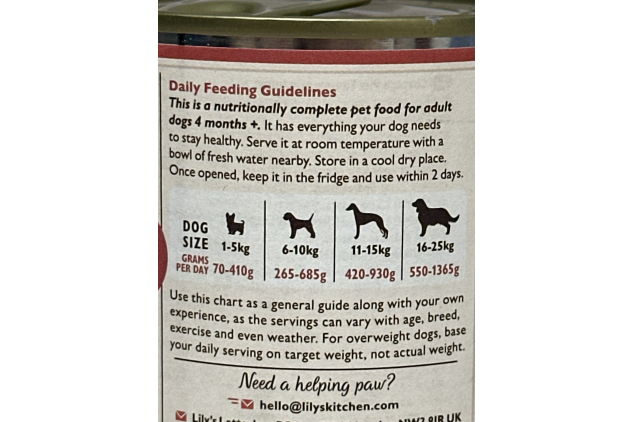 Lily’s Kitchen Cottage Pie Wet Dog Food – Natural Complete Meal with Fresh Beef & Vegetables – 6 x 400g Tins