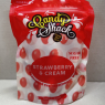Strawberry & Cream Sugar Free Sweets Hard Boiled Sweets Vegan 120g