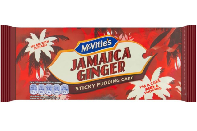 McVitie's Jamaica Ginger Sticky Pudding Cake 232g