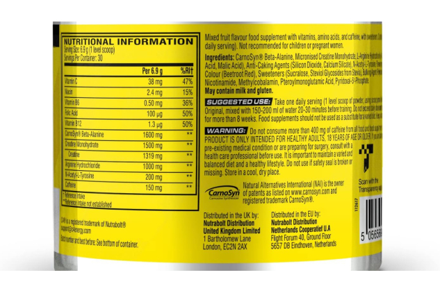 C4 Original Pre-Workout Powder – Beta-Alanine & Creatine | Cosmic Rainbow Flavour | 30 Servings | Energy & Performance Boost