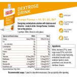 Dextro Energy Dextrose Drink – Fast-Acting Liquid Glucose | Apple & Orange Flavour | 12 Pack