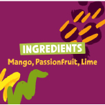 BEAR Mango & Passionfruit Fruit Snacks – 14 × 30g | 100% Fruit | Vegan | No Added Sugar