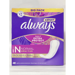 Always Expert Daily Pantyliners – Normal – Light Scent – 240 Liners (48 × 5 Packs) – Breathable, Flexible & Individually Wrapped