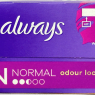 Always Expert Daily Pantyliners, Normal, Light Scent, Odour Lock, 240 Count (48 x 5 Packs)