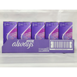Always Expert Daily Pantyliners – Normal – Light Scent – 240 Liners (48 × 5 Packs) – Breathable, Flexible & Individually Wrapped