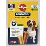 Pedigree Dentastix Daily Dental Chews for Medium Dogs (10–25kg) – Pack of 28 Sticks