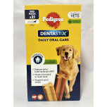 Pedigree Dentastix Daily Dental Chews for Large Dogs (25kg+) – Pack of 21 Sticks