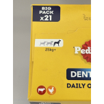 Pedigree Dentastix Daily Dental Chews for Large Dogs (25kg+) – Pack of 21 Sticks