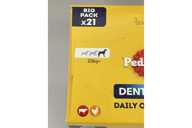 Pedigree Dentastix Daily Dental Chews for Large Dogs (25kg+) – Pack of 21 Sticks