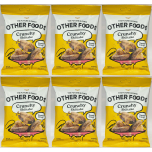 Other Foods Crunchy Shiitake Mushroom Crisps | Sweet Umami Flavour | High Fibre Vegan Snack | 6 x 40g Packs