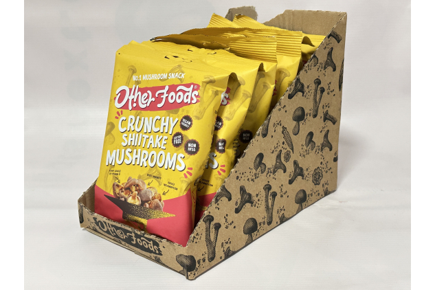 Other Foods Crunchy Shiitake Mushroom Chips – 6 x 40g Snack Packs