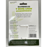 Bamboodles Y-Shape Dog Chew Toy | Nylon Durable | For Smaller Dogs | Bacon Flavour (Pack Of 1)