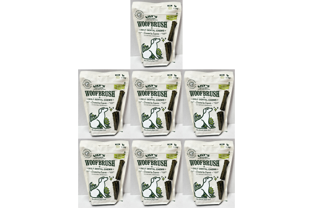 Lily’s Kitchen MINI Woofbrush Dental Chews for Small Dogs – 7 x 10 Natural Chew Sticks, Teeth Cleaning Treats