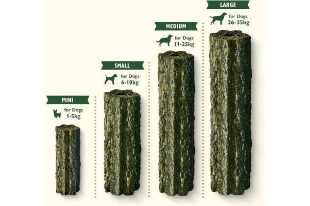 Lily’s Kitchen MINI Woofbrush Dental Chews for Small Dogs – 7 x 10 Natural Chew Sticks, Teeth Cleaning Treats