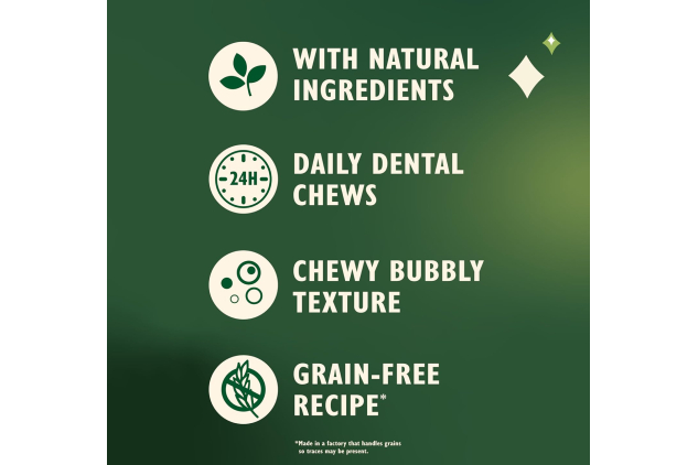 Lily’s Kitchen MINI Woofbrush Dental Chews for Small Dogs – 7 x 10 Natural Chew Sticks, Teeth Cleaning Treats