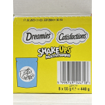 DREAMIES Shakeups Seafood Celebrations Cat Treats, 8x55g