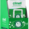 Clinell Universal Cleaning and Disinfecting Wipes for Home - Pack of 4 - 70 XL Wipes per Pack (280 Wipes) - with Moisture Lock Lid - Kills 99.99% of Germs, Antimicrobial, Quick Action