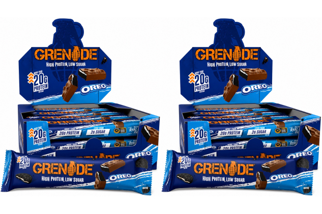 Grenade OREO Protein Bars Milk Chocolate with Biscuit Pieces | 24 x 60g