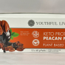 Keto Protein Snack – Dark Chocolate Coated Pecan Nuts | 12 x 40g | High Protein, Vegan, Gluten Free, High Fibre | Youthful Living