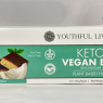 Youthful Living Keto Vegan Snack – Coconut Dream | 24 x 52g | Vegan, Gluten Free, Soy & Dairy Free | High Fibre