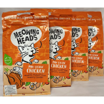 Meowing Heads Paw Lickin’ Chicken Dry Cat Food – 6 kg (4 × 1.5 kg) | Natural | Complete Adult Cat Food