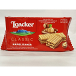 Loacker Classic Napolitaner – Hazelnut Cream Wafers – 12 x 45g Bars – Crispy & Delicious Snack