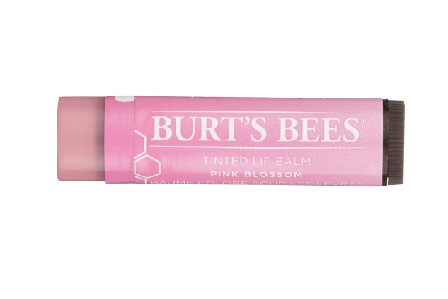 Burt's Bees Tinted Lip Balm Pink Blossom Moisturising Lip Tint With Shea Butter 4.25g