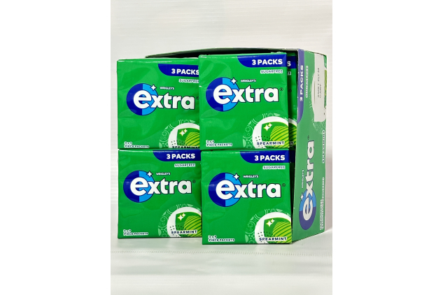 Wrigley’s Extra Spearmint Sugar-Free Gum – 540 Pieces | Xylitol Bulk Pack