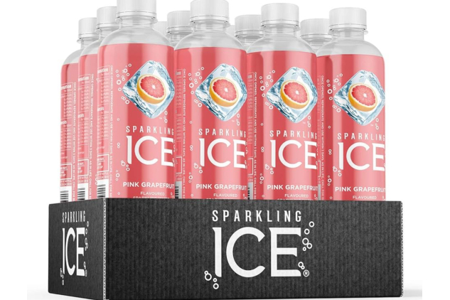Sparkling Ice Pink Grapefruit Sparkling Water – 12 x 500ml – With Vitamins – No Sugar, No Carbs, Only 12 Calories