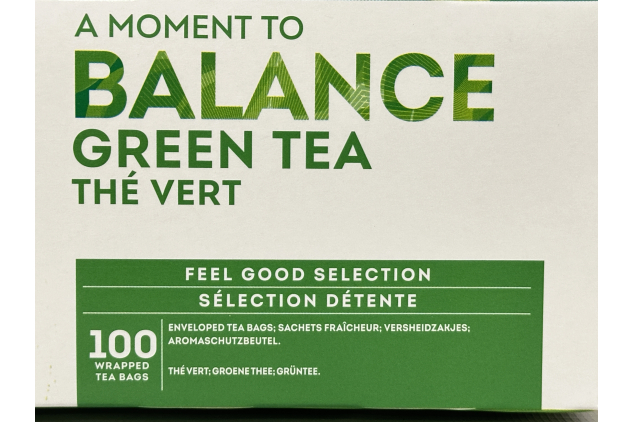 Lipton A Moment to Balance Green Tea – 100 Enveloped Tea Bags – Feel Good Selection