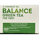 Lipton A Moment to Balance Green Tea – 1,200 Enveloped Tea Bags (12 x 100) – Feel Good Selection – Bulk Buy Deal