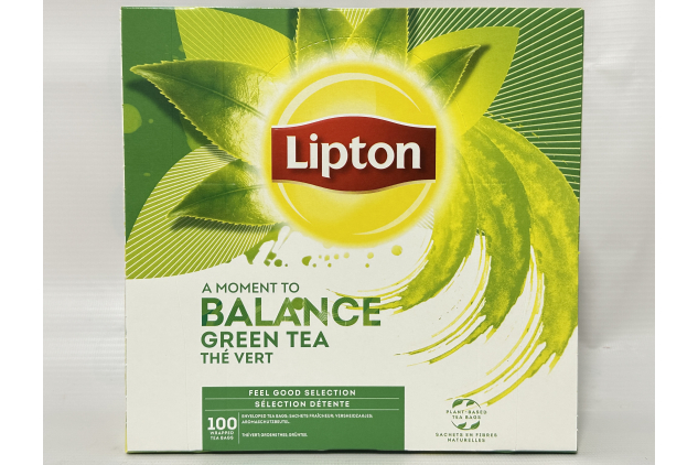 Lipton A Moment to Balance Green Tea – 1,200 Enveloped Tea Bags (12 x 100) – Feel Good Selection – Bulk Buy Deal