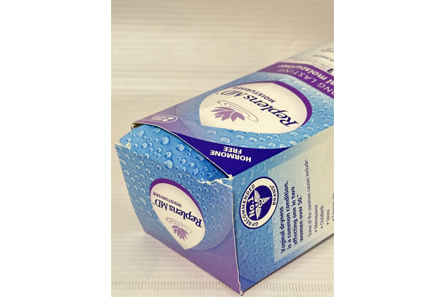 Replens Long Lasting Vaginal Moisturiser, Up to 3 days of long-lasting relief from vaginal dryness, Relieves Discomfort, Hormone Free, Clinically Tested, Pack of 6 Pre-Filled Applicators | DAMAGED OUTER PACKAGING