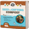 Coco & Coir Peat-Free Seed Compost with Perlite – Organic Potting Mix for Indoor Plants (Makes 15L / 1KG)