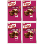 SlimFast Rocky Road Meal Replacement Bars – 16 x 60g – High Protein, Low Calorie
