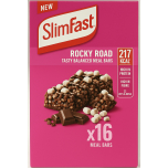 SlimFast Rocky Road Meal Replacement Bars – 16 x 60g – High Protein, Low Calorie