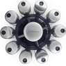 Cole & Mason Rotating Spice Rack – 20 Glass Jars with Herbs & Spices Included